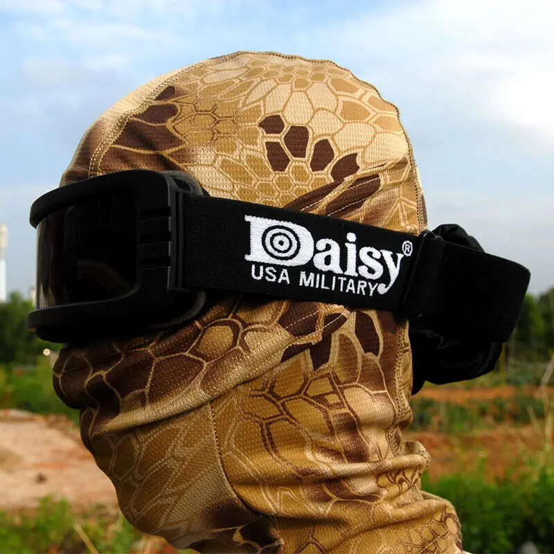 Daisy охотничьи армейские тактические очки и лыжные очки UV400 противотуманные лыжные сноуборды BB пуленепробиваемые для пейнтбола страйкбольной игры