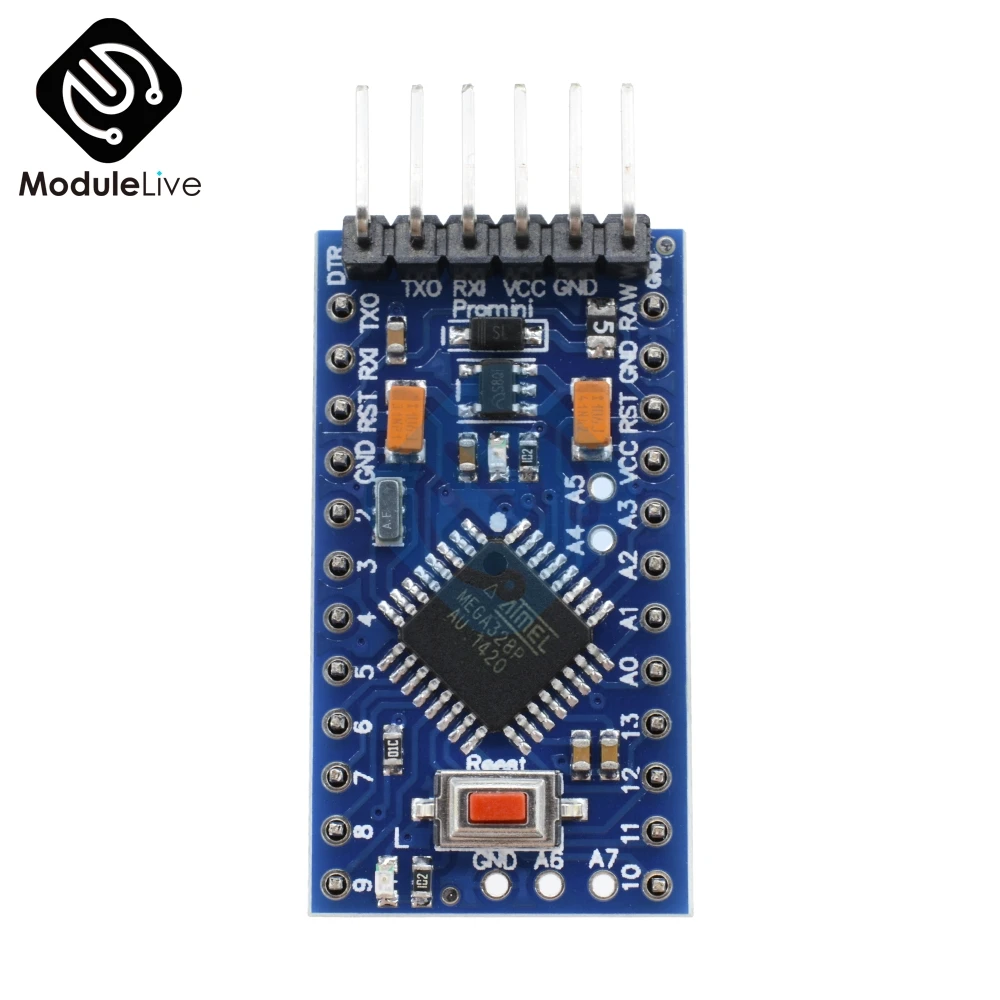 Плата Atmega328 Pro Mini 5 в 16 м модуль для Arduino Nano с автоматическим сбросом
