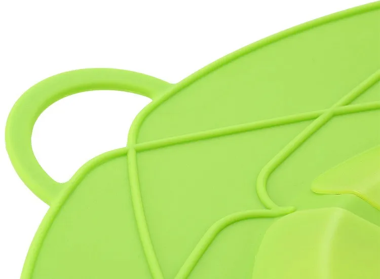 Многофункциональный Пособия по кулинарии инструменты цветок кухонные принадлежности зеленый силиконовый выкипает крышка-непроливайка фиксаторы уход за кожей лица маска печь безопасного для горшка/Набор посуды стеклянная крышка