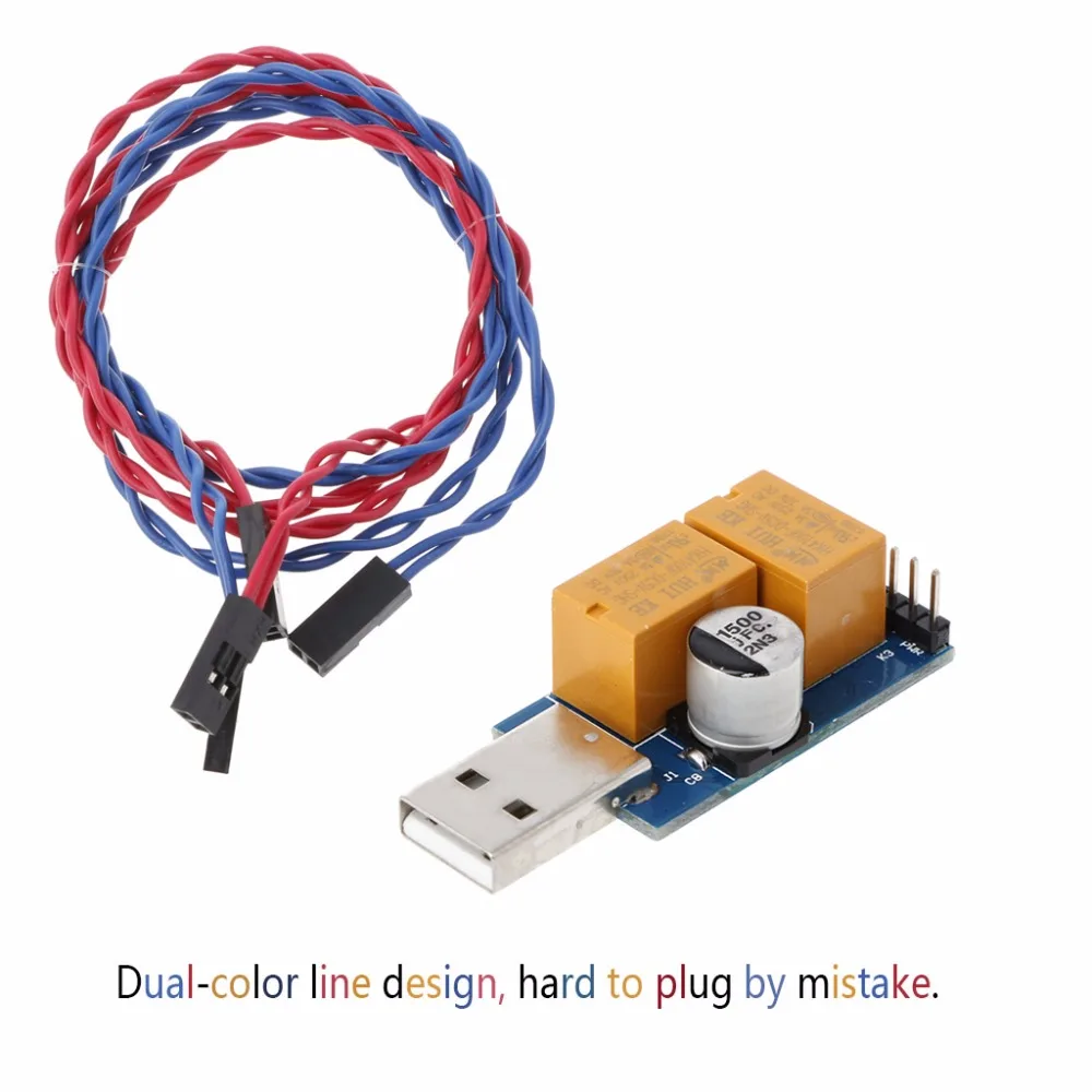 USB компьютер для наблюдения автоматический перезапуск синий экран Майнинг