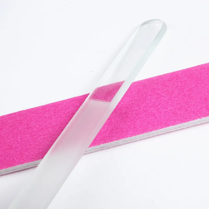 Professional Nail Tools Glass File Nagelvijl Polish Lime A Ongle Professionel 2pcs/set Files | Красота и здоровье
