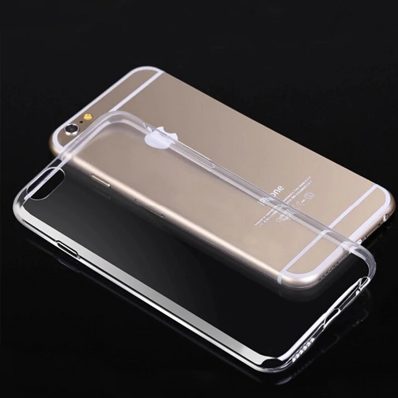 Чехол для iPhone X 8 7 6 6s Plus Прозрачный Мягкий ТПУ силиконовый защитный чехол рукав