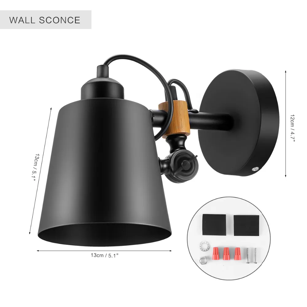 Простой креативный настенный светильник led спальня прикроватные украшения