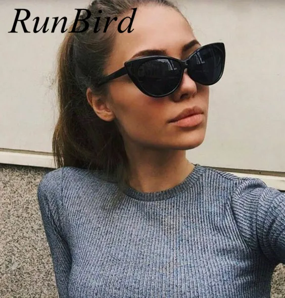 Очки солнцезащитные женские кошачий глаз в стиле ретро|oculos de sol feminino|sunglasses women