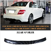 Задний диффузор из углеродного волокна для Mercedes Benz W204 C63 AMG 2009-2011 Автомобильный задний бампер диффузор спойлер
