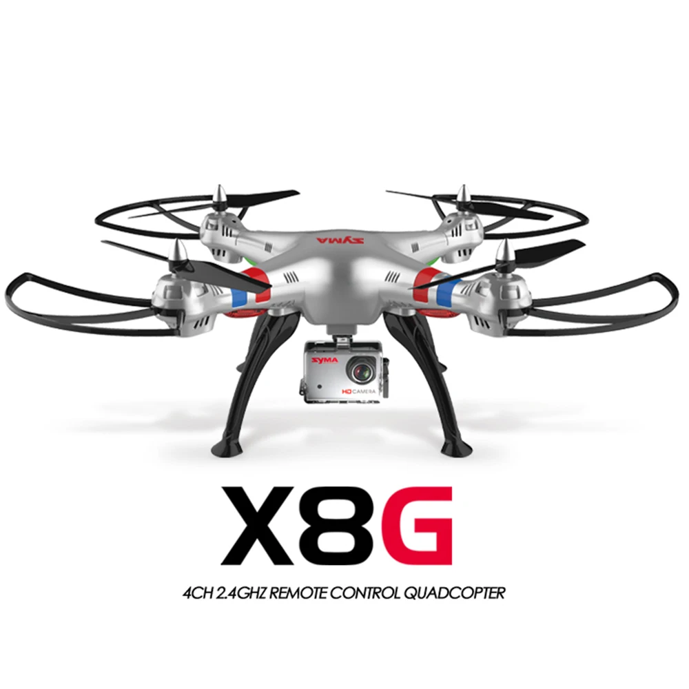 SYMA X8G обновленный X8 X8C Квадрокоптер Дроны с камерой HD 5 Мп Безголовый режим