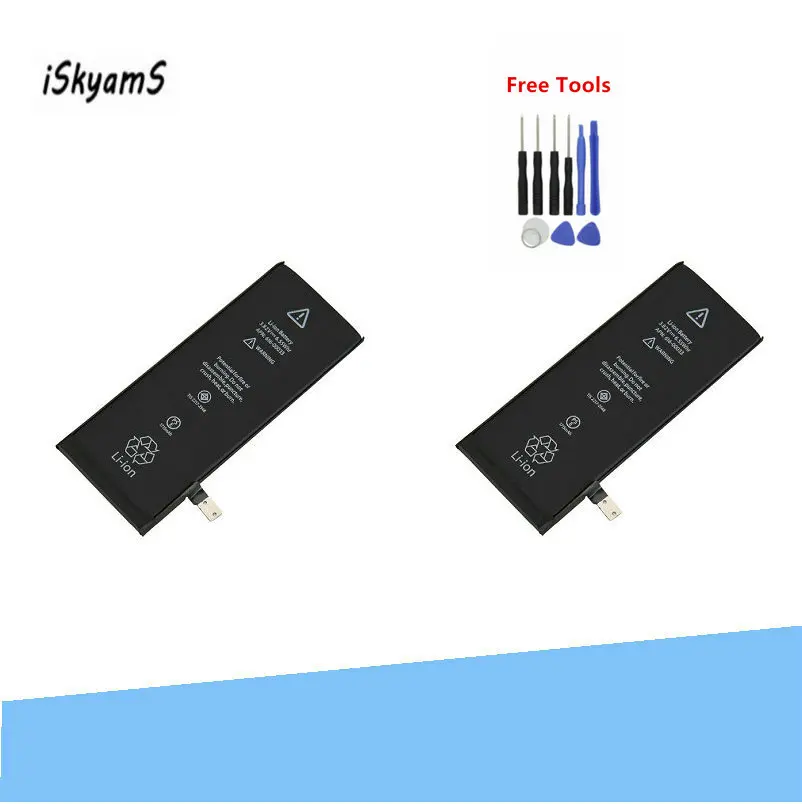 ISkyamS 2 шт. 1715 мАч 0 нулевой цикл сменный литий полимерный аккумулятор для iPhone 6 S