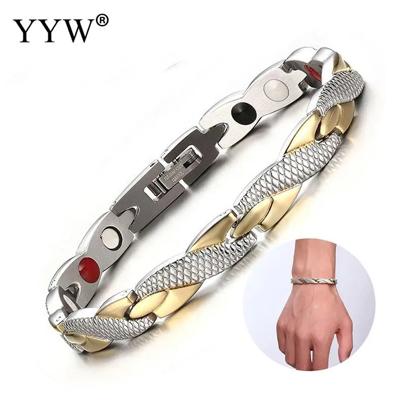 Браслет унисекс скрученный магнитный с рисунком дракона для женщин терапия силы