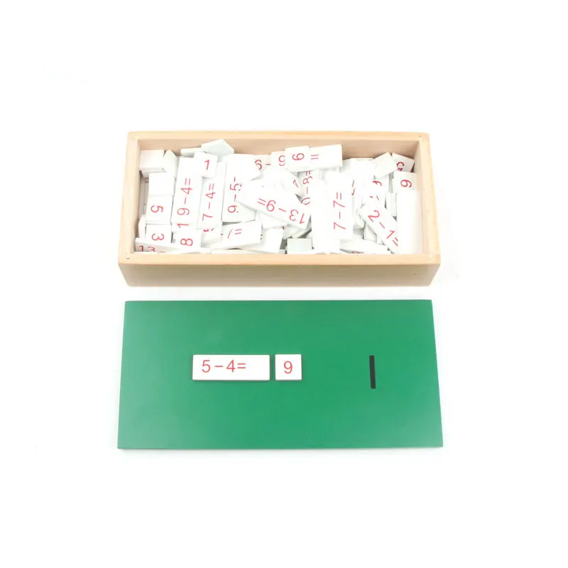 Деревянный Монтессори Math Arithmetic Box детские дошкольные обучающие игрушки для детей