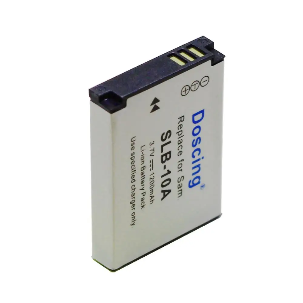 Аккумулятор Doscing SLB 10A для камеры Samsung SL102 SL202 SL420 SL620 SL820 HZ10W HZ15W ES55 L100 L110 L200 L210