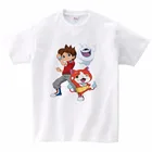 Коллекция 2021 года, Детская летняя футболка с короткими рукавами и цифровым принтом Yo-Kai Watch От 3 до 9 лет Новые футболки для мальчиков и девочек, MJ