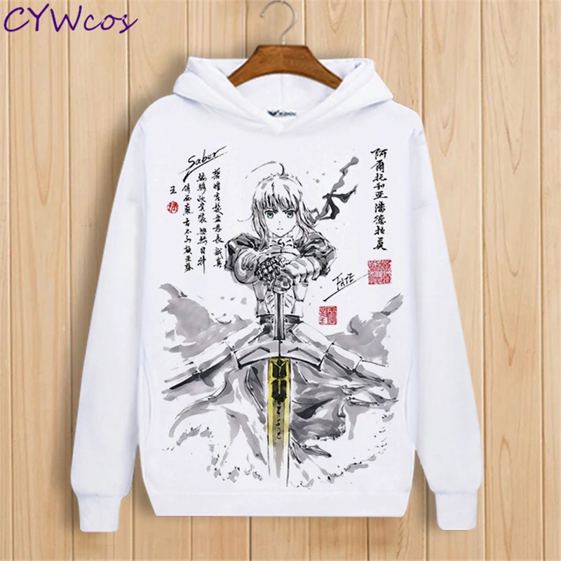 2018 хит Fate/Grand Order Sabre Joan of Arc аниме косплей костюм футболка с принтом Свободная