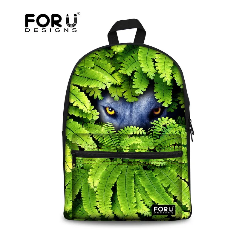 FORUDESIGNS/3D мопс, собака, животные, школьные сумки для девочек-подростков, школьные сумки, брезентовые рюкзаки, большая сумка для книг, Mochila Feminina Bolsas - Цвет: C0021J