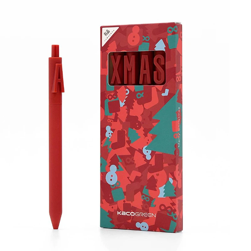 Xiaomi Youpin KACOGREEN ALPHA Letter Pen теплое сердце ручка Предотвращение настольная прокрутка дизайн(черные чернила