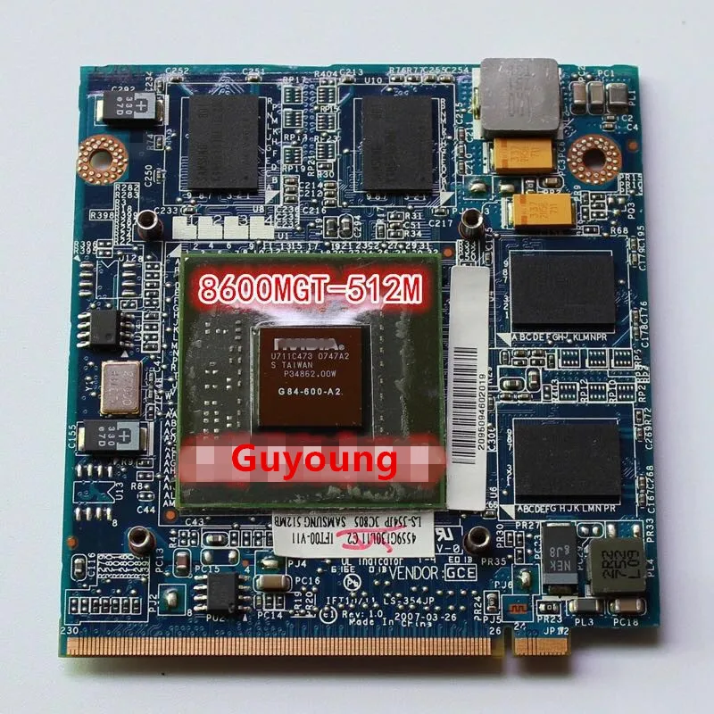 Видеокарта 100% work 8600M 9600M GT GS DDR2 LS 354JP VGA для Compal FL 90 IFL90 FL90 ZD8000 lenovo K41A K42A E41A