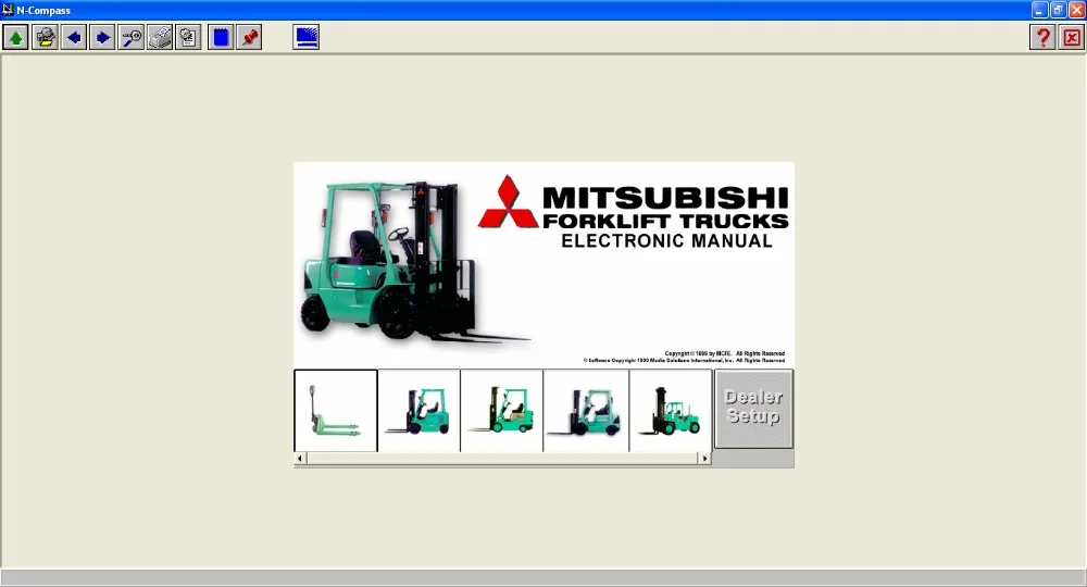

Электронный Автопогрузчик (N-Compass) для Mitsubishi