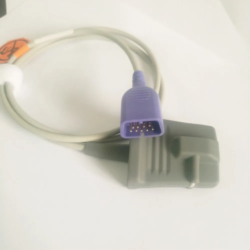 Бесплатная доставка Взрослый Мягкий Датчик Spo2 Nihon Kohden BSM-4101 BD9pins 1 м |