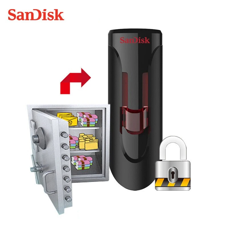 SanDisk Cruzer Glide CZ600 usb3.0 флешки 16 ГБ 32 супер скорость USB3.0 флэш накопитель 128 256 USB 3 0