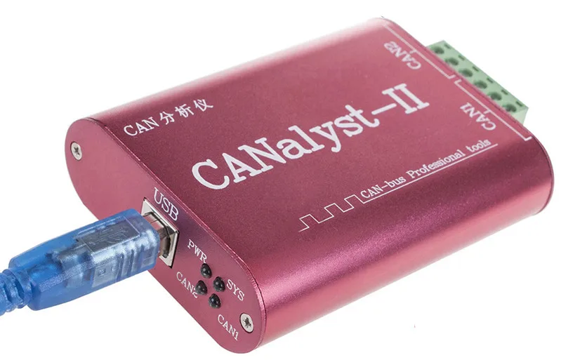 CANalyst-II USB для CAN анализатор CAN-BUS конвертер адаптер Поддержка ZLGCANpro