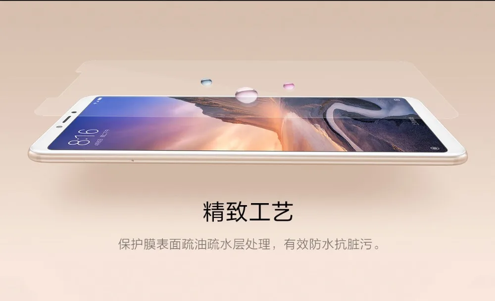 Xiaomi MAX 3 PET пленка высокая проницаемость пленка протектор экрана Max3 Закаленное стекло протектор экрана для Xiaomi Max3