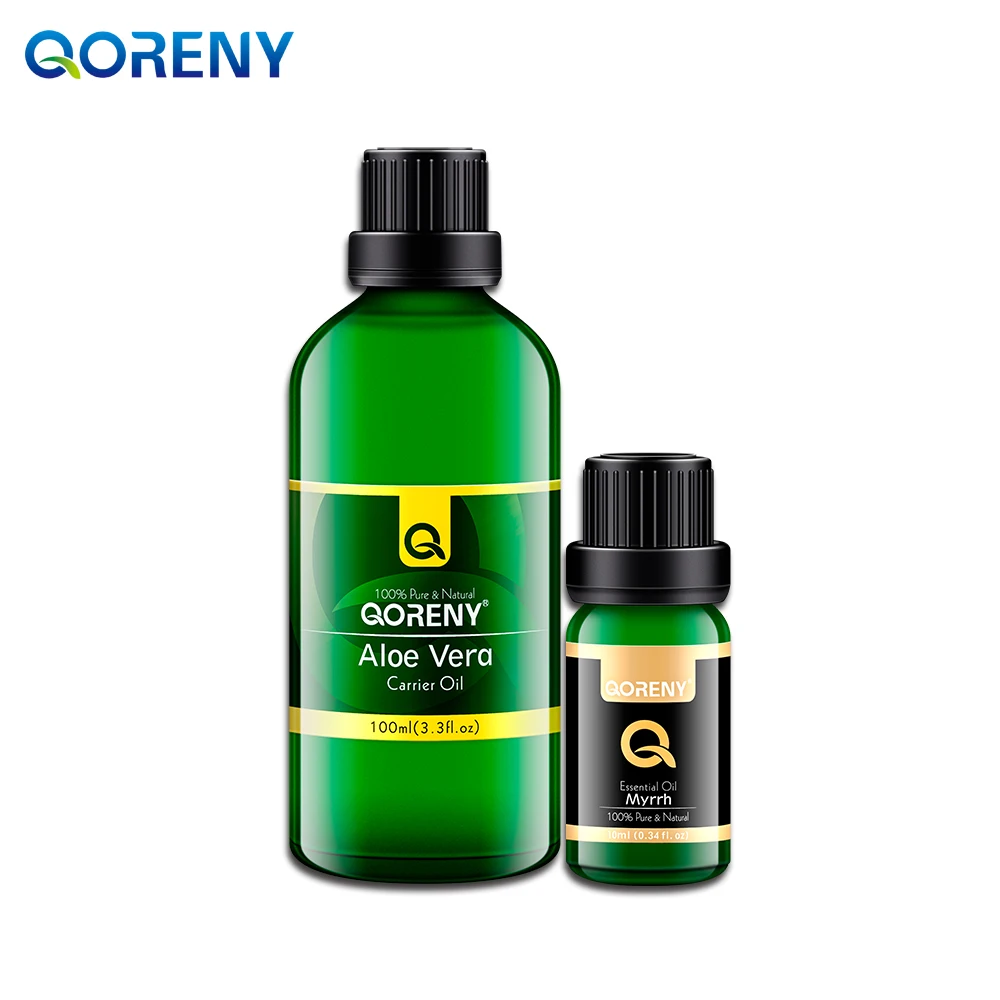 Алоэ Вера Масло 100 МЛ + мирра эфирное масло 10 МЛ|myrrh essential oil|essential oilsaloe vera oil |