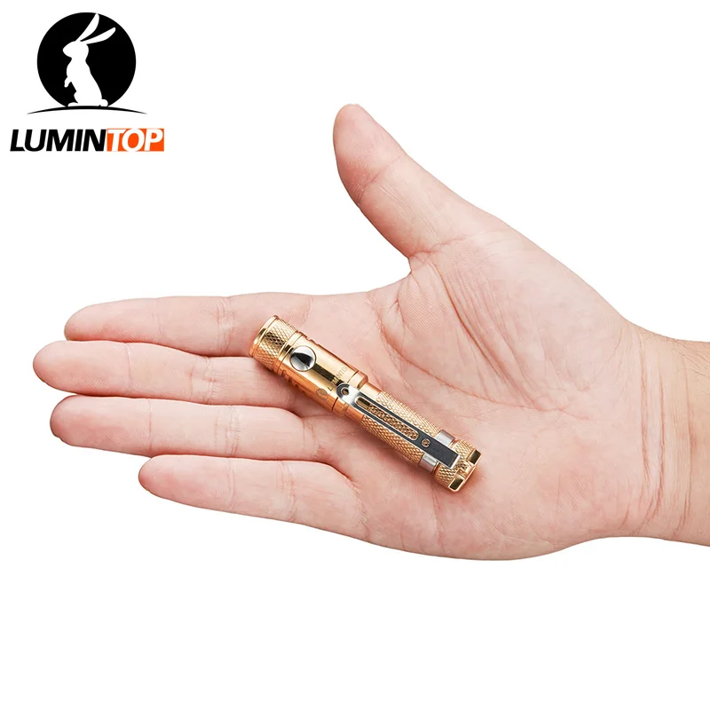 LUMINTOP EDC мини фонарик Ant латунь CREE XP G2 R5 светодио дный Максимальная 120 люмен AAA Тип