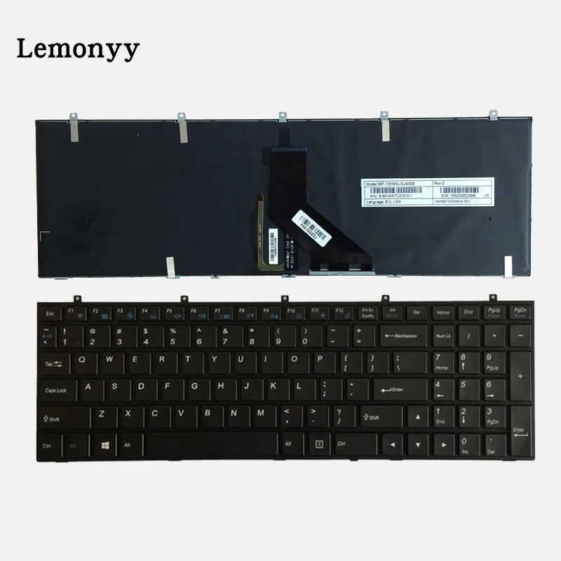Клавиатура для ноутбука США HASEE DNS Clevo K660E K760E K750C K710C K650C CW35 SW35S CW37 CW37S K650S K750S K590S K790S Ares
