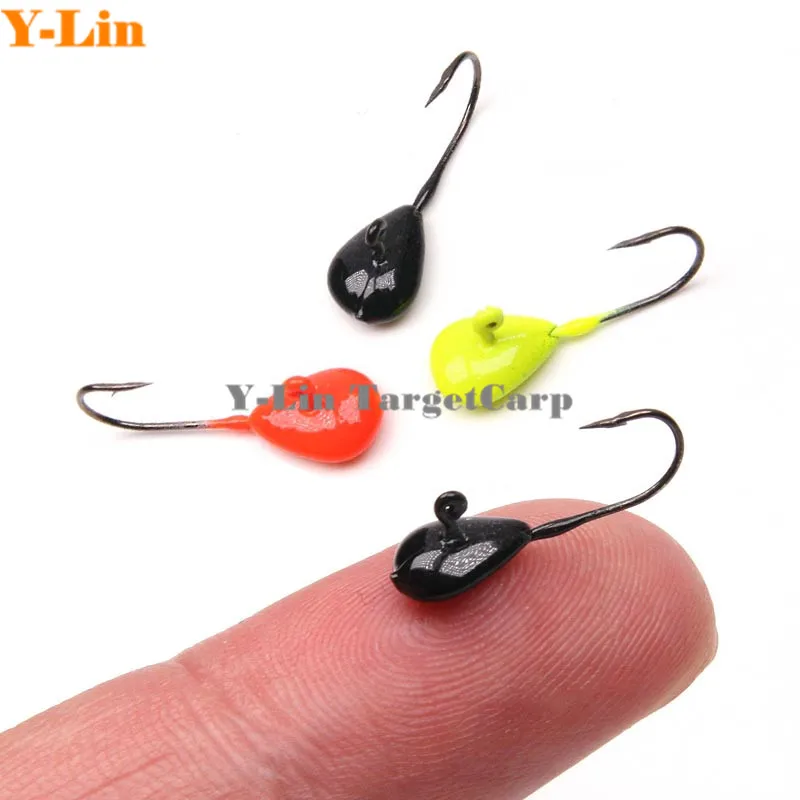 6pcs 0.5g fishing Bait Texas Rig Fishing Hooks Spinner Spoon 3D eyes Fish Lifelike Jig Lead Swinbait Head Small Soft Lure | Спорт и