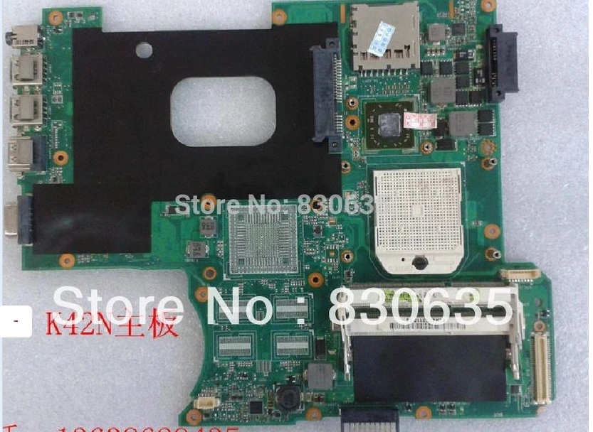 

K42N connect with motherboard tested by system lap connect board