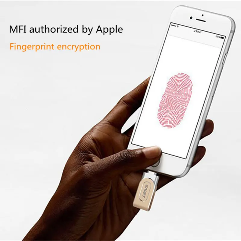 USB флеш накопитель Eaget 32 ГБ 64 Lightning 3 0 MFI металлический 128 для iPhone iPad|USB
