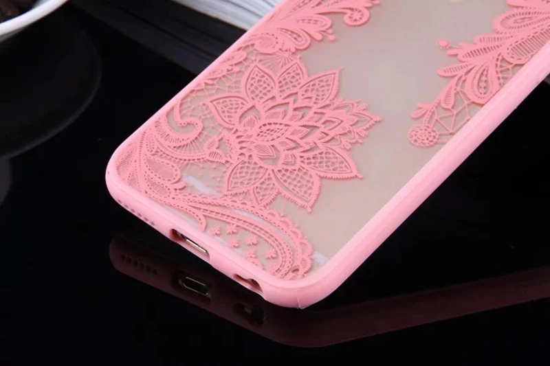 Чехол Kisstop для iPhone 6 s 7 8 с полным краем кружевной цветочной мандалы чехол-накладка
