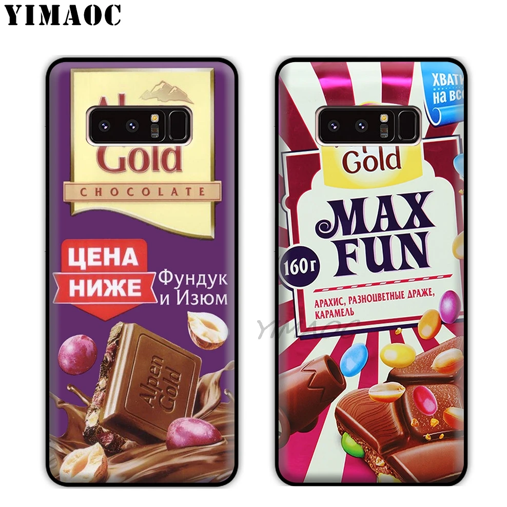 Yimaoc Alpen с изображением шоколада wonka Бар Мягкий силиконовый чехол для samsung Galaxy A9 A8 A6