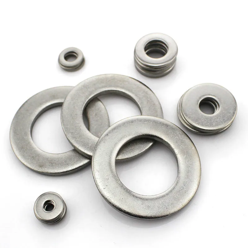 10PCS-M10/12/14/16/20 DIN125 304 нержавеющая сталь маленькая боковая плоская шайба/плюс шайба
