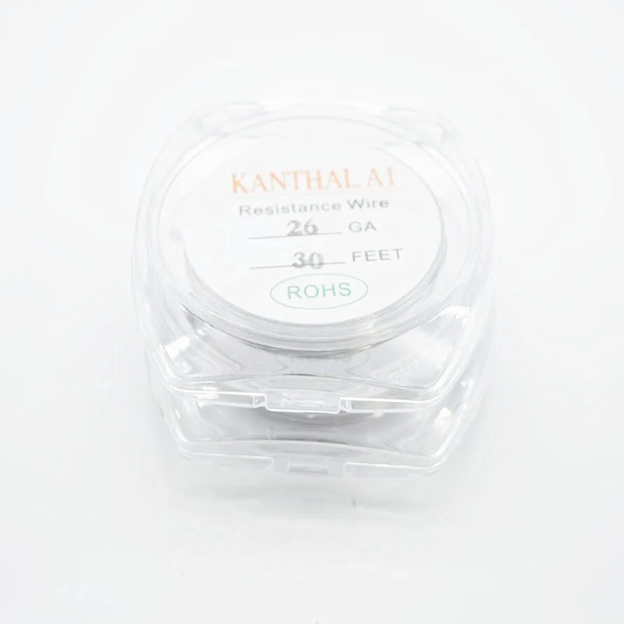 Оригинал 10 м/рулон Kanthal A1 Провода Сопротивление 20/22/24/26/28 AWG датчик Нагрева RTA DIY