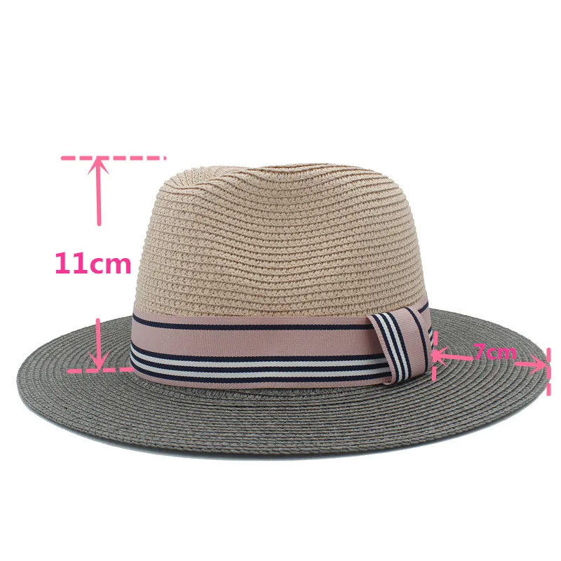 Новинка 2017 модная женская Солнцезащитная шляпа для женщин Соломенная пляжная с