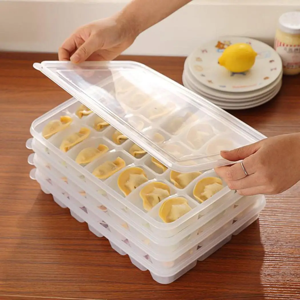 Однослойные 21 отсек быстрозамороженные свежие клецки квадратные ящики