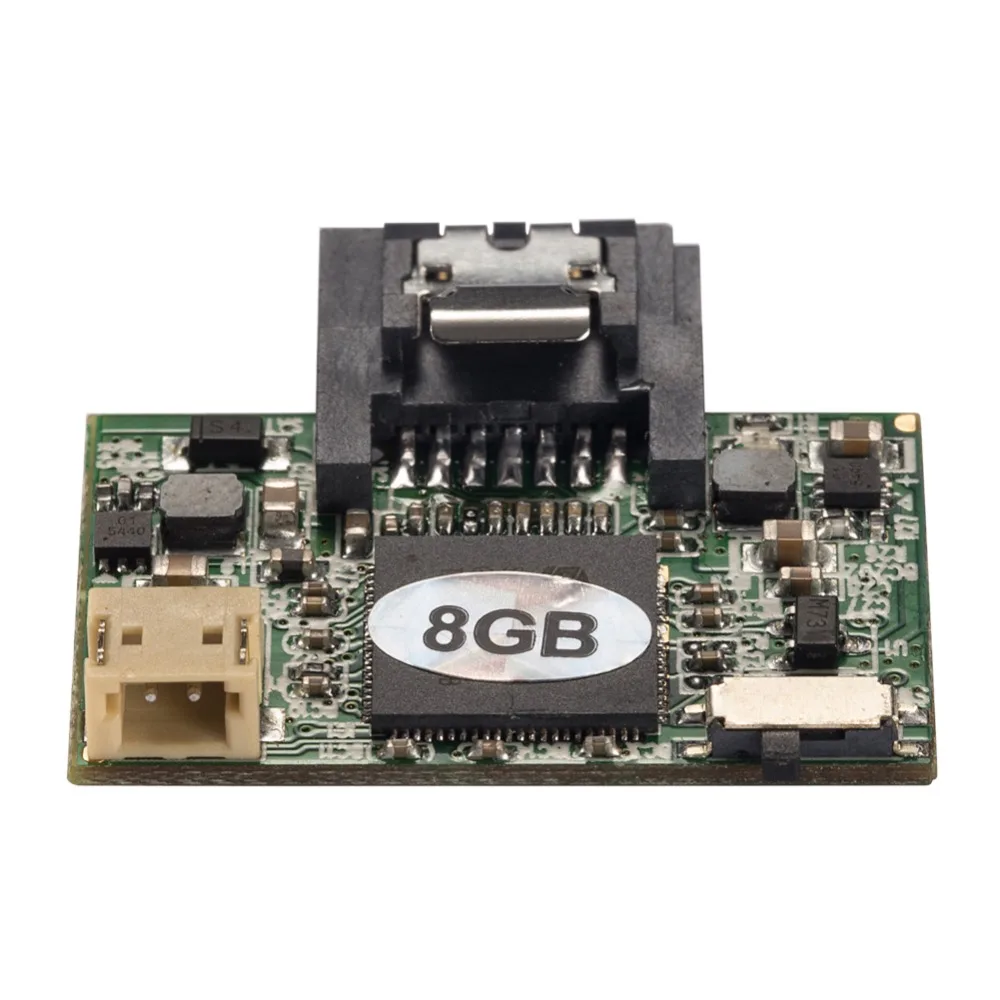 

Zheino SSD SATA2 3 ГБ/сек. DOM 8 Гб 16 Гб 90 градусов 7PIN MLC SATAII для промышленного хранения оборудования с кабелем питания для POS ROS ATM
