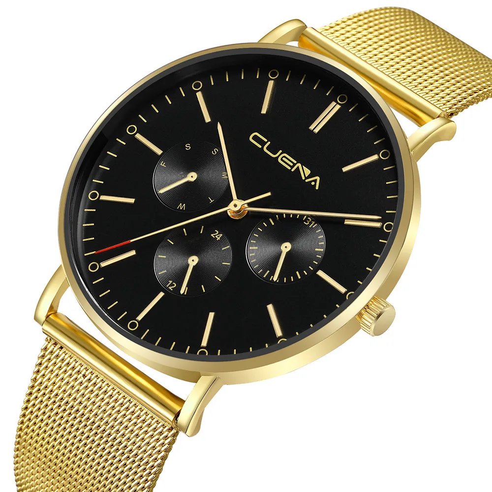 Reloj hombre модные водонепроницаемые мужские часы relogio masculino тонкие сетчатые стальные минималистичные наручные часы montre homme мужские часы