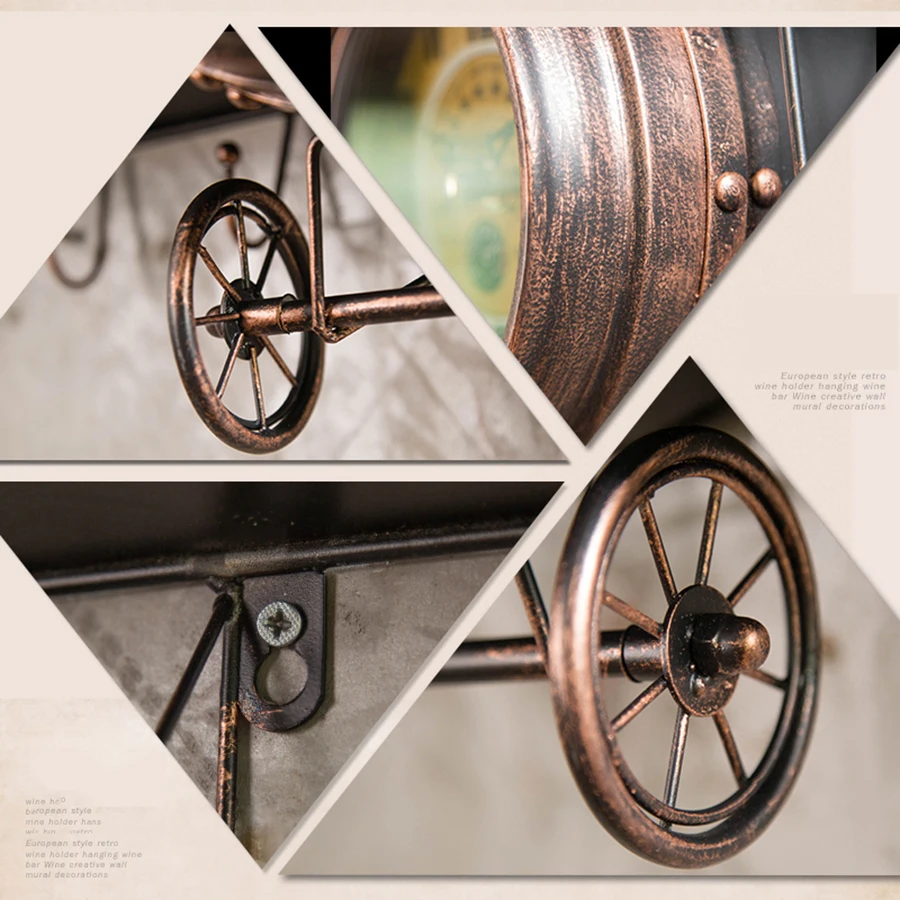 Большие настенные часы с 3d самолетом металлические бесшумные в скандинавском