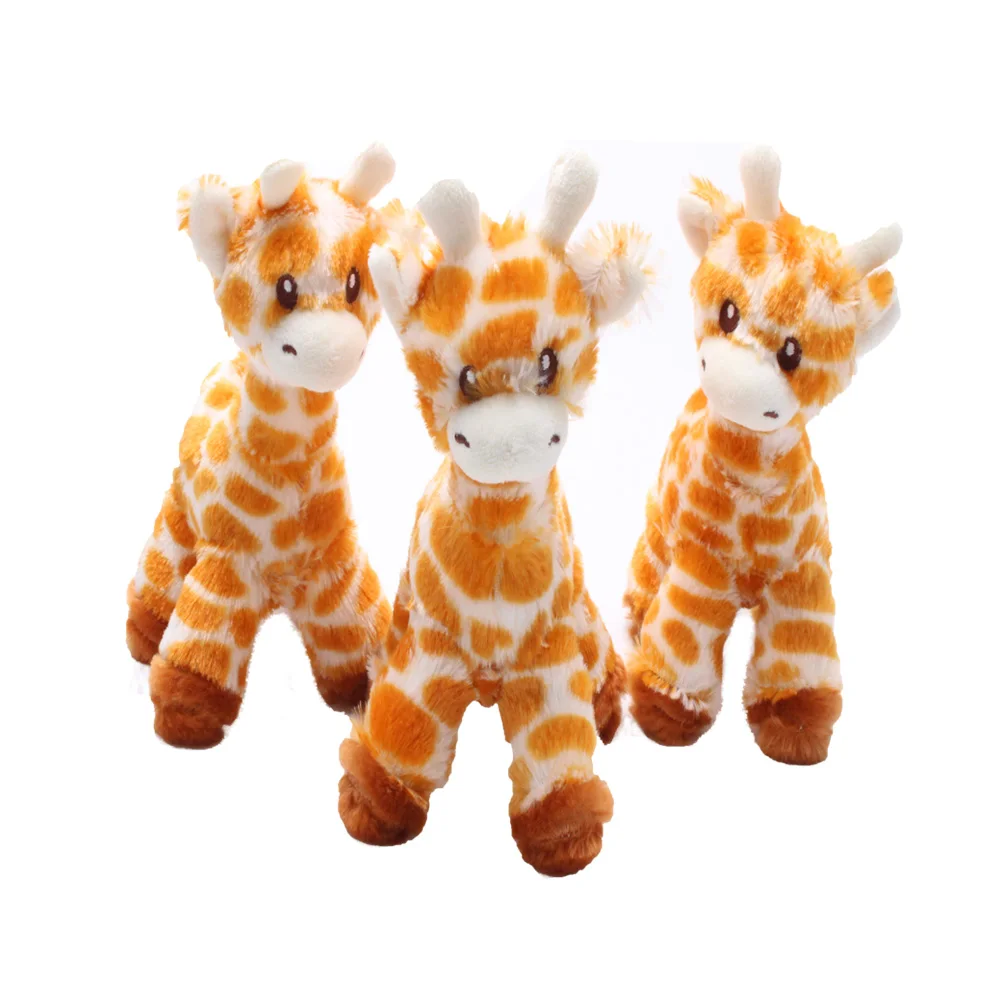 1 шт. милые плюшевые игрушки с жирафом мягкие куклы животными детские подарки на