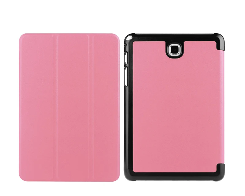 Pink-fen Планшеты чехол для samsung Galaxy Tab A 8,0 SM-T350 SM-T351 SM-T355 SM-P350 SM-P355 8 дюймов Тонкий Магнитный чехол с авто режимом включения и выключения крышка - Цвет: Pink-fen