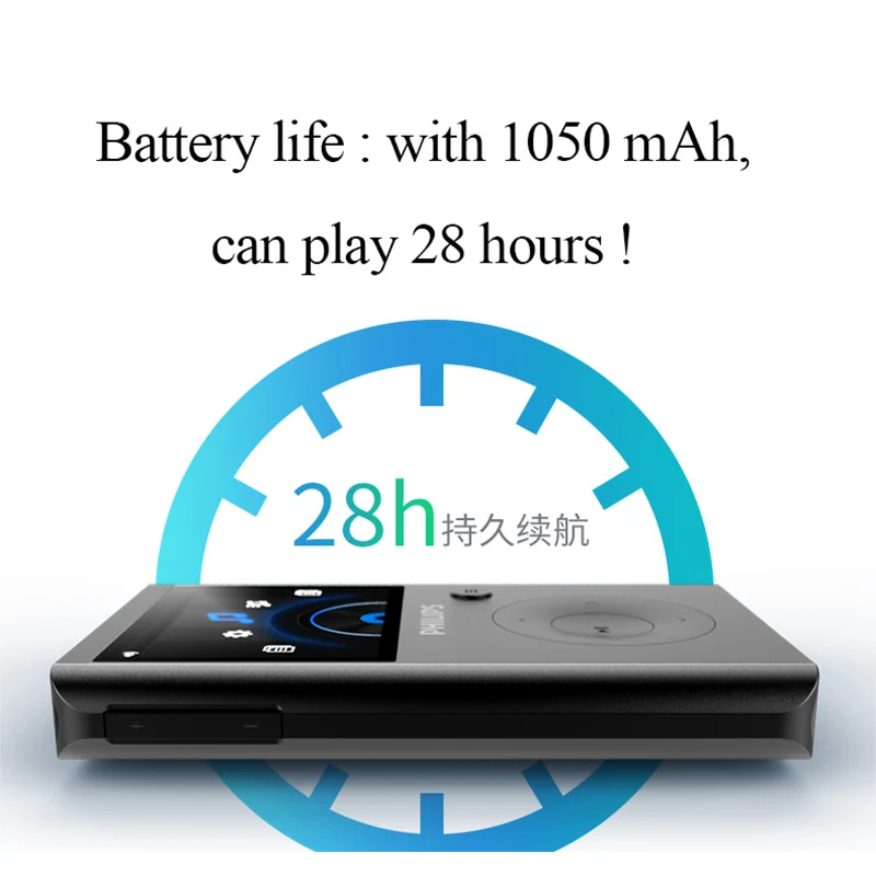 PHILIPS SA8232 DSD 32G MP3 плеер Bluetooth Hi-Fi плеера двухъядерный Процессор поставляются с тремя кожаный чехол бесплатно