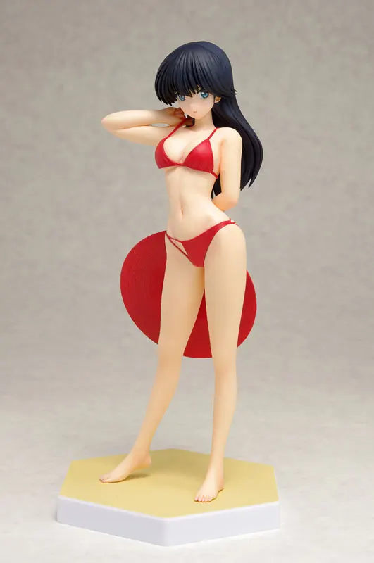 1/8 180 мм Неокрашенный рисунок из смолы красный бикини для девочек|resin figure|figure