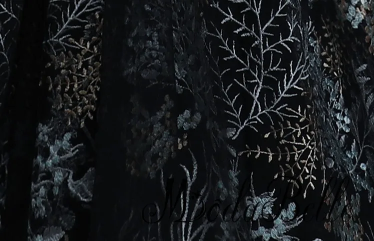 Платье для выпускного вечера с открытой спиной и цветочной вышивкой modabelle 2018