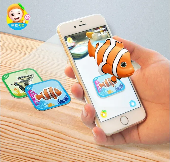 100 шт. карманные 3D Игрушки для карт|augmented reality|augmented reality cards3d augmented |