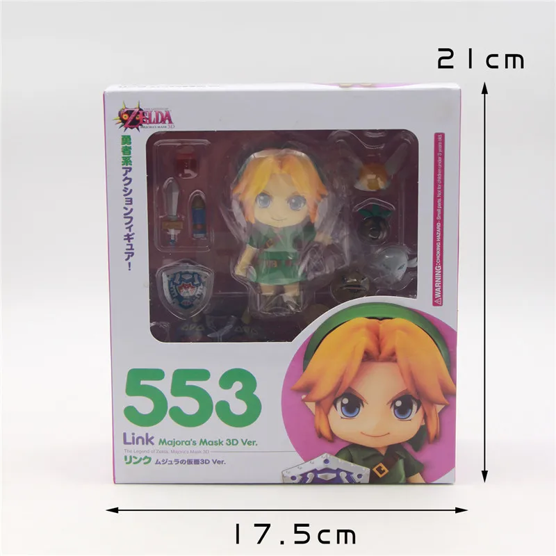 Real Boxed Figma 553 Nendoroid собранная маска для изменения лица сцены Ver. Подвижная 3D ПВХ фигурка модель игрушка; подарок 10 см - Цвет: Real Boxed