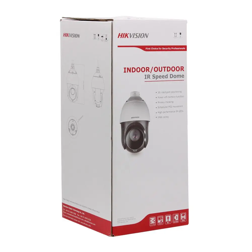 Оригинальная ip камера Hikvision 2MP PTZ с моторизованным увеличением 25X купольная