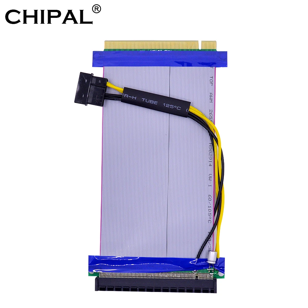 CHIPAL PCI E Плата расширения Express PCIE 16X до адаптер гибкий ленточный удлинитель