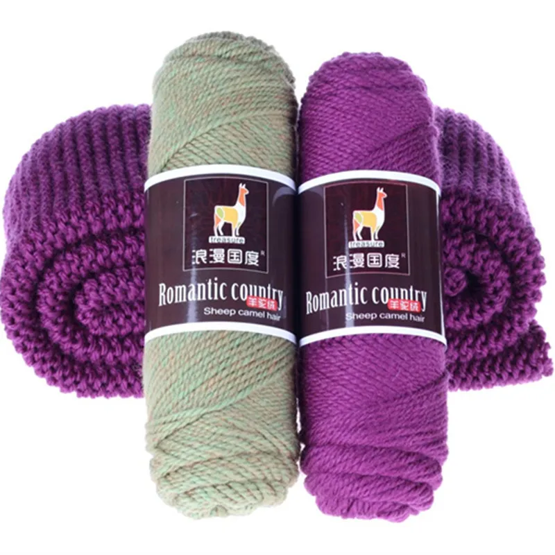 

mylb 5pcs=500g Colorful Thick Yarn for Knitting Baby Knitting Work Wool Yarn for Hand Knitting Thread Alpaca Wool Yarn