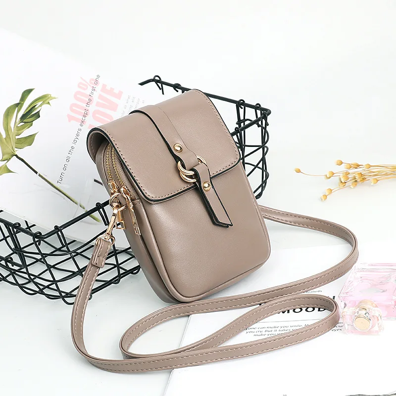 Хаки Osmond Bolsa Feminina мини Маленькая женская сумка через плечо из искусственной кожи с клапаном, сумки для телефона, дамская сумочка, кошелек, сумка-мессенджер, клатч - Цвет: Хаки